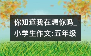 你知道我在想你嗎_小學(xué)生作文:五年級(jí)