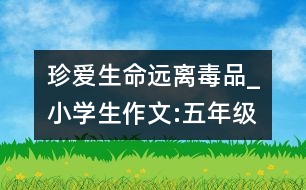 珍愛生命遠(yuǎn)離毒品_小學(xué)生作文:五年級(jí)