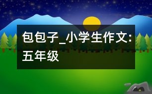 包包子_小學(xué)生作文:五年級