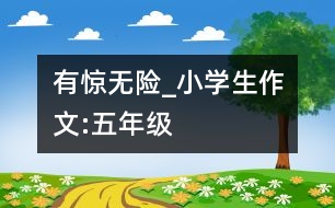 有驚無險_小學(xué)生作文:五年級