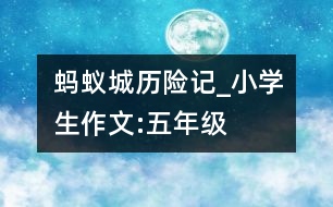 螞蟻城歷險(xiǎn)記_小學(xué)生作文:五年級(jí)