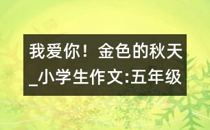 我愛你！金色的秋天_小學(xué)生作文:五年級(jí)