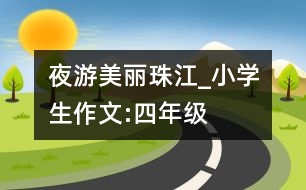 夜游美麗珠江_小學生作文:四年級