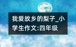 我愛故鄉(xiāng)的梨子_小學生作文:四年級