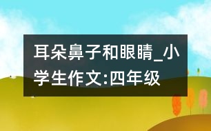 耳朵、鼻子和眼睛_小學生作文:四年級