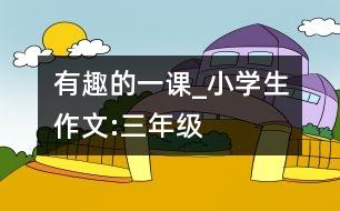 有趣的一課_小學生作文:三年級