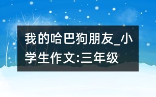 我的哈巴狗朋友_小學生作文:三年級