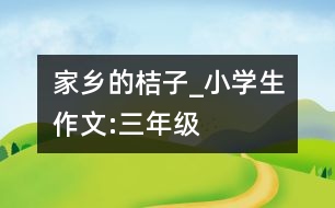 家鄉(xiāng)的桔子_小學(xué)生作文:三年級(jí)