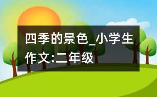 四季的景色_小學(xué)生作文:二年級