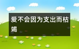 愛不會(huì)因?yàn)橹С龆萁?></p>										
													                    <P style=