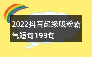 2022抖音超級吸粉霸氣短句199句