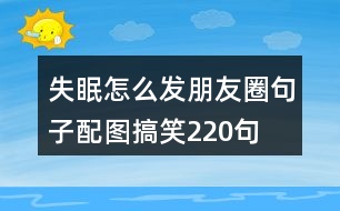 失眠怎么發(fā)朋友圈句子配圖搞笑220句