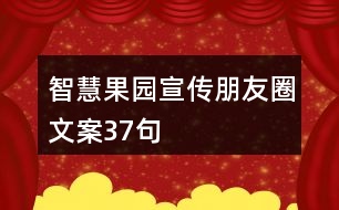 智慧果園宣傳朋友圈文案37句