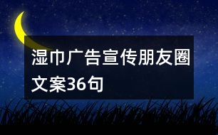 濕巾廣告宣傳朋友圈文案36句