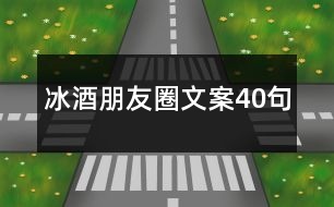 冰酒朋友圈文案40句