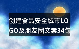 創(chuàng)建食品安全城市LOGO及朋友圈文案34句