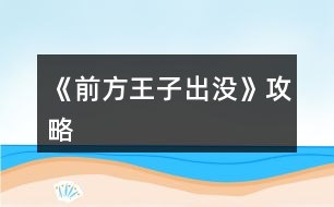 《前方王子出沒》攻略