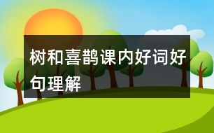 樹和喜鵲課內(nèi)好詞好句理解