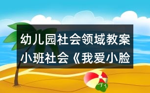 幼兒園社會(huì)領(lǐng)域教案小班社會(huì)《我愛小臉》反思