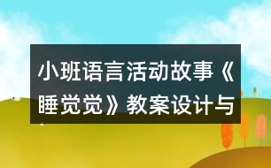 小班語(yǔ)言活動(dòng)故事《睡覺(jué)覺(jué)》教案設(shè)計(jì)與教學(xué)反思