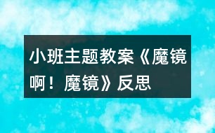 小班主題教案《魔鏡??！魔鏡》反思