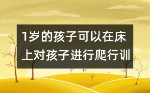 1歲的孩子可以在床上對(duì)孩子進(jìn)行爬行訓(xùn)練