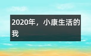 2020年，小康生活的我