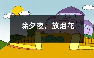 除夕夜，放煙花