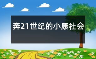 奔21世紀的小康社會