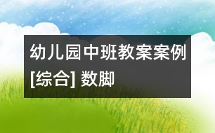 幼兒園中班教案案例[綜合] 數腳