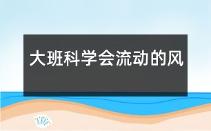 大班科學(xué)：會(huì)流動(dòng)的風(fēng)