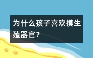 為什么孩子喜歡摸生殖器官？