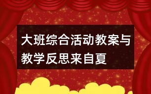 大班綜合活動教案與教學(xué)反思——來自夏天的故事