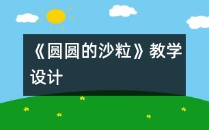 《圓圓的沙?！方虒W(xué)設(shè)計(jì)