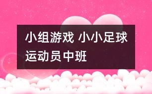 小組游戲 小小足球運動員（中班）